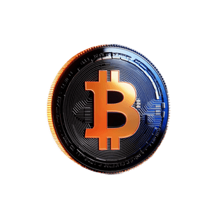 Floating card displaying visualized cryptocurrency market analytics data