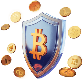 Two-factor authentication padlock and cold wallet security feature